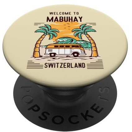 Welcome to Mabuhay Switzerland Vacation Travel Travel PopSockets Adhesive PopGrip