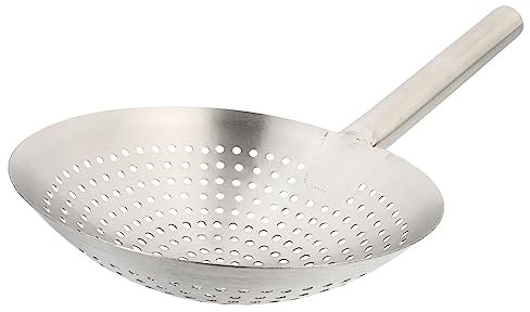 EQEQE Cucharas de Madera for cocinar, colador, cestas de Pascua for niños pequeños, cucharón for Espumadera, Utensilios for Huevos, Cuchara de Malla, colador, Cuchara for Fideos