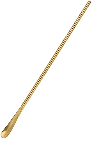 FLEXMAN 26 cm Cucchiaio di Miscelazione in Acciaio Inossidabile, Manico Lungo Mescolando Cucchiai, Cocktail di Agitazione da Bevande per Bar, Uffici, Salotti, Case, Caffetterie (Flexmanu6Y80XX-12)