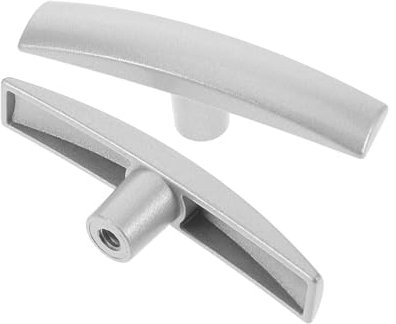 Amosfun Poignée de Vanne D'égout en Aluminium T-Type 2 Pièces, Compatible, pour Camping-Car VR, Fixation Sécurisée, Accessoire Remplacement Valve Évacuation Eaux Usées