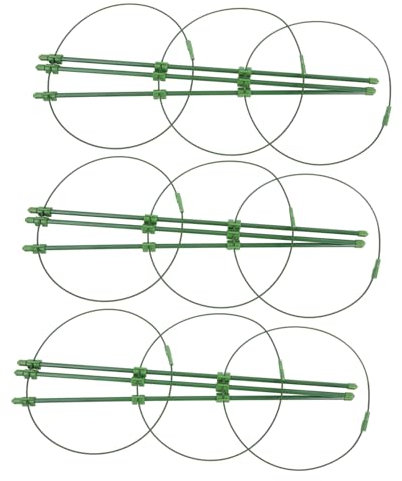Toddmomy Postes De Soporte para Plantas Trepadoras Ajustables Soporte para Tomateras y Flores para Jardín Material Resistente