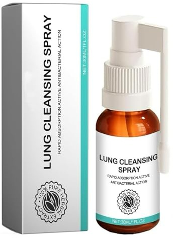 Spray detergente per polmoni, Herbal Spray Cleansing Lung, 30 ml