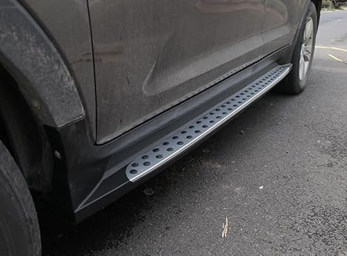 ZKNing 2tlg Auto Trittbretter Seitenschweller für Kia Sorento 2009-2014, Anticrash Seitenschürze Anti-Kollisions-Willkommen Pedal-Seitenstufen Seitentritte
