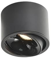 VMVUD Faretto LED da soffitto dimmerabile da superficie antiriflesso 5W 7W 12W(White 12W,Warm)