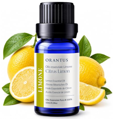 Olio Essenziale Limone ORANTUS 10ml Puro Naturale per Diffusore Aroma
