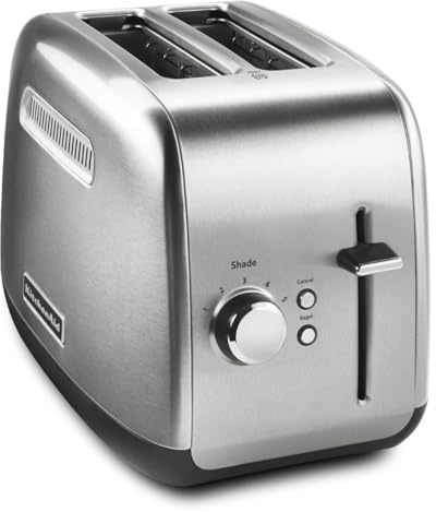 KitchenAid 2 Slice Manual Lift Toaster - KMT2115SX, Stainless Steel