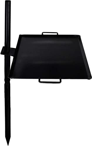 GameMaker Open Fire Cooking Griddle – Portable Campfire Griddle for Open Flame Cooking, Firepits, Outdoor Fire Rings & Camping – Heavy-Duty, Easy Setup & Adjustable Height