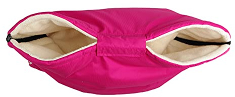 Kaarsgaren Handwärmer für Kinderwagen Rosa, warmer Handmuff mit Bio-Baumwolle Innenfutter, Universalgröße für Buggy, Jogger, Radanhänger (Rosa)
