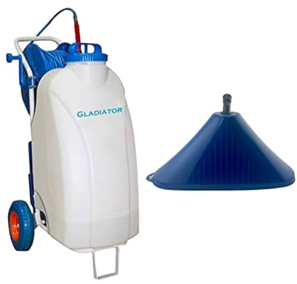 Pulvérisateur électrique 45L sur Batterie Rechargeable avec sa Cloche de pulvérisation – Autonomie 6H – Enrouleur 30m intégré – Jet Puissant Jusqu’à 10m pour pulvérisation précise - Gladiator 2