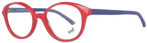 Web Eyewear WE5266 Brille, Rot/Other, 47 für Damen, Rot/andere