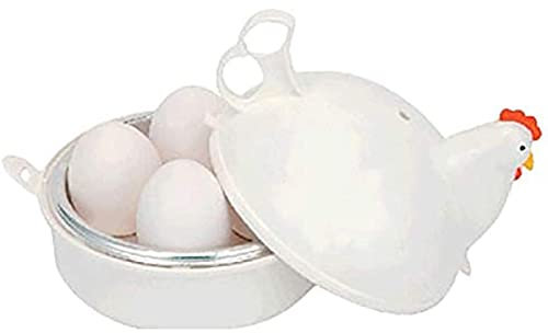 BOLYUM Cuiseur à ?ufs pour Micro-Ondes,Poulet en Forme de Résistant À La Chaleur Micro-Ondes Oeufs Chaudière, Oeufs Chaudière Cuisinière Cuisine Appareils De Cuisson, Rapid Egg Cooking Accueil Outil
