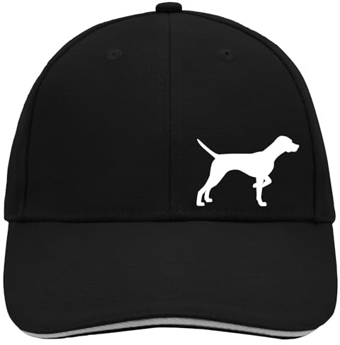 Huuraa Cappy Mütze English Pointer Silhouette Geschenk | Baseballkappe Basecap Kappe Geschenkidee Unisex Baseball Cap