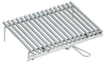 La zappa Grillrost aus Stahl für Grill und Kamin, hergestellt in Italien (53 x 40 cm)