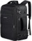 Vancropak Easyjet Cabin Bag 45x36x20 Underseat, Expandable Travel Backpack Cabin Size for Easyjet, Water Resistant Carry on for Men Women, TSA Hand Luggage Backpack, Black