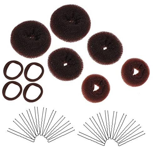 FRCOLOR 2sets Hair Hair Bun Maker u Shaped Clips and for Diy Styling Tool Kit for