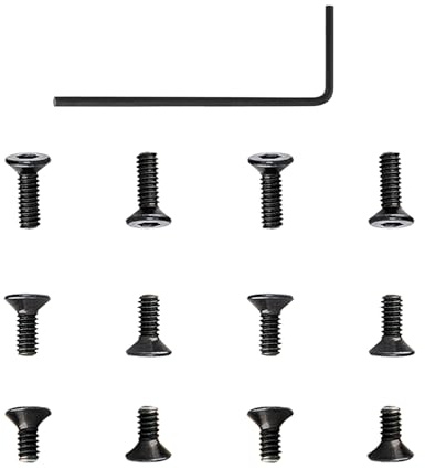 12Pcs Screw Kit for Holosun Battery Tray | Compatible with 509T/508T/507C/407C/507K/407K Models | 3 Sizes with mounting Tools