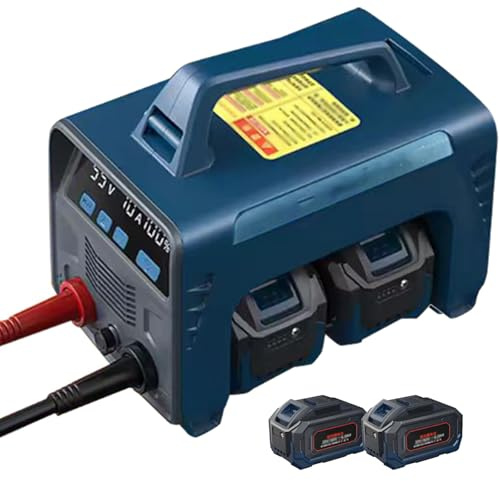 ZyKnaurral Poste à Souder sans Fil, Alimenté par Batterie, 160 A, Portable, avec 2 Ou 4 Batteries, Affichage LED, Numérique, Igbt, Onduleur, Démarrage à Chaud, Portable, MMA, Arc 4Batteries