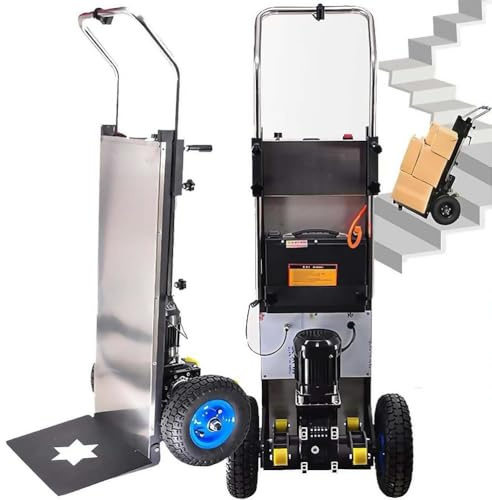 Genérico Máquina para Subir Escaleras Eléctrica Pesada Carro para Subir Escaleras Eléctrico Herramientas para Subir Escaleras De Carga De Carro para Subir Escaleras para Muebles,A
