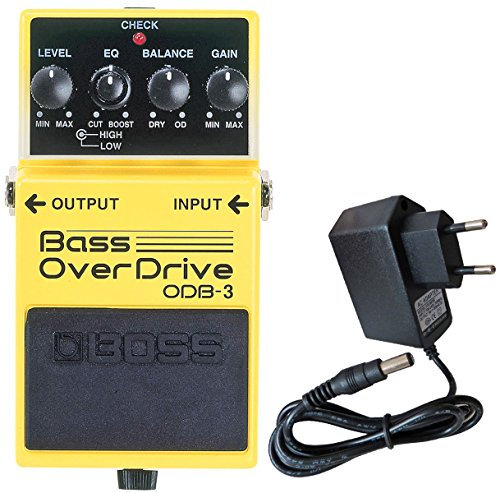 Boss ODB-3 Bass Overdrive Verzerrer Effektgerät für Bass + keepdrum Netzteil