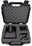 CASEMATIX Hard Case Compatible with Oculus Quest 2 and Oculus Quest VR Gaming Headset & Accessories - Oculus Quest Case Storage with Customizable Foam Also fits Elite Strap and Other Accessories