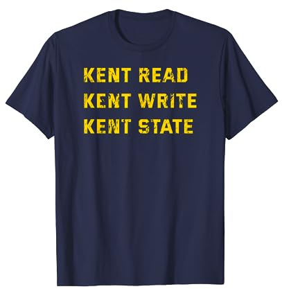 University Apparel Kent Read, Kent Write, Kent State T-Shirt
