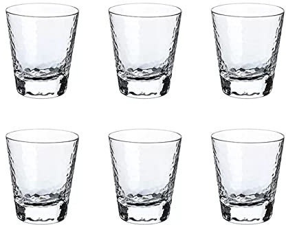 PTTRNS Wassergläser Hochwertiges, transparentes Glas mit Goldrand, hochtemperaturbeständiges Becher-Set, Wohnzimmer, Gastfreundschaftsglas Trinkglas (Color : 01)