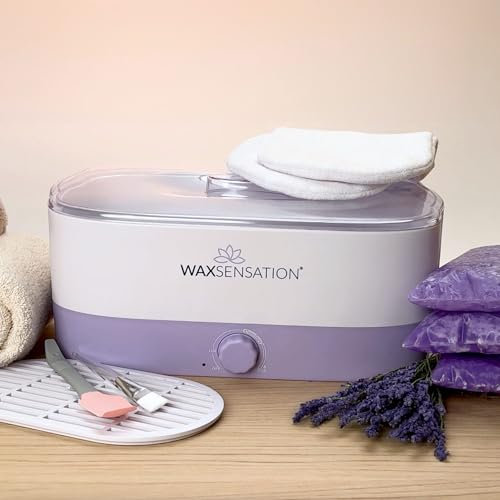 WAXSENSATION® Paraffinbad für Hände & Füße Set – Optimal zur Pflege von trockener Haut – Ideales Paraffin-Handbad zur Hautpflege – Inklusive Paraffinwachs für Paraffinbad für weiche Haut – Komplettset