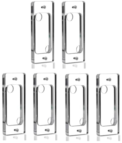 ChengFu Switch plate Guard Light Cover Protector Acrylic Clear Light Switch Guards for Sabbath, Child Safe, Home and Office(6 Pack)