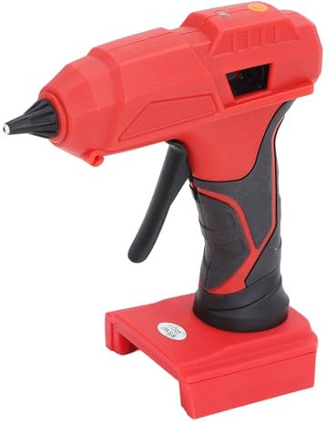 Hot Glue Gun, 100W Battery Powered Cordless High Temp Glue Gun Kit with 5 Pcs Glue Sticks, 180s Fast Heating, Heavy Duty Electric Melt Glue Gun for DIY Arts Crafts and Home Repairs