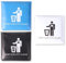 OUDQFCJ Cendrier de Poche Portable, 3 pièces, Mini Porte-Cendres pour Cigarettes, Cendriers de Poche Anti Odeur, Pochette Ignifuge PVC, Idéal pour les Voyages en Plein Air