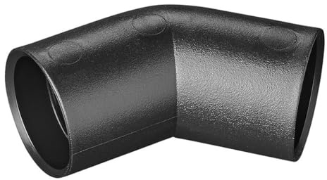 MULTIBROS Coude Évacuation 45° Ø28 mm - Raccord PE Enfichable | Sans colle ni soudure - étanche -40°C à +80°C - camping-car, caravane, bateau