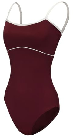 ModLatBal Women's Camisole Leotard with Adjustable Straps for Ballet Dance Bodysuit