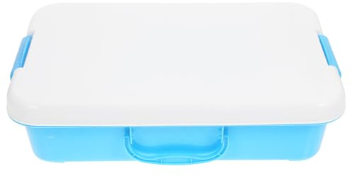 Portable Sandbox with Lid & Handles – Plastic Sensory Bin for Kids’ Indoor/Outdoor Sand, Water Play & Toy Storage