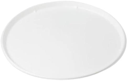 Generico Lot de 25 assiettes plates à pizza biodégradables compostables 32 cm 1300 ml pulpe de cellulose (25)