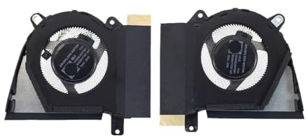 Ventilateur De Refroidissement for Processeur Et Carte Graphique D'ordinateur Portable, Compatible avec ASUS, ROG Zephyrus G14 2022 GA402R GA402RJ GA402RK 13NR09U0AP0901 13NR09U0AP1001(CPU GPU Fan)