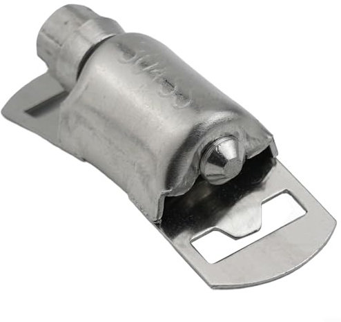 Fascetta di fissaggio per tubo flessibile, in acciaio inossidabile 304, più forte, per kit fai da te con cinghie in metallo, 16 x 45 mm, argento (confezione da 10/20) (10 pezzi)