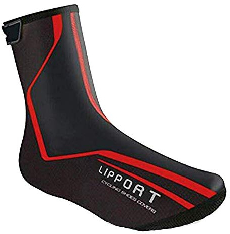 Men‘s Winter Cycling Shoes Covers,MTB Lightweight Waterproof Windproof Warmer Mountain Road Bike Cover Shoes for Outdoor Sports Red
