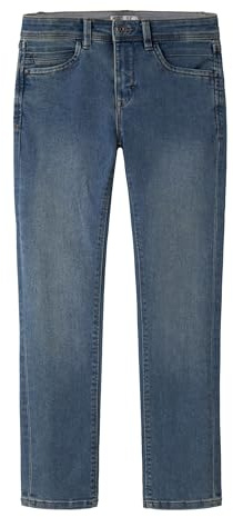 NAME IT Nkmsilas Xslim Jeans 2002-tx Noos Jeans Niños, Medium Blue Denim, 7 años
