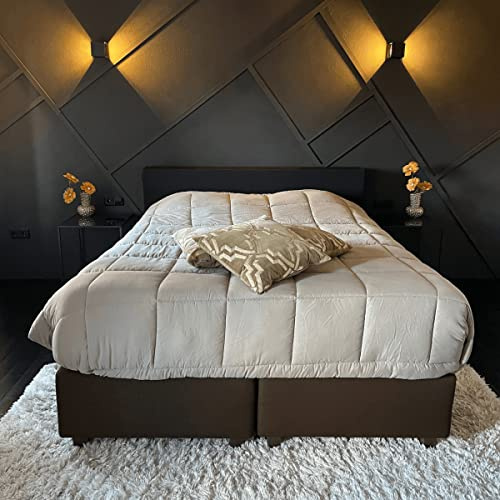 Zelesta Easybed Light Bettdecke 240x220 4 Jahreszeiten - Bettwäsche winterdecke und Sommer-Bettdecke Duvet - Waschbare bettdecke ohne Bezug - Anti-Allergene Steppdecke - Bettwäsche mit Muster