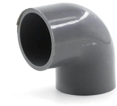 I.D PVC-Rohrverbinder, gerade, 20/25/32 mm, grau, PVC-Rohrverbindungen, Aquarium-Rohrverschraubungen, Zuhause, Heimwerker, 3, 4, 5, 6-Wege-Gelenke, 90-Grad-Winkel, Innendurchmesser, 32 mm, 5 Stück