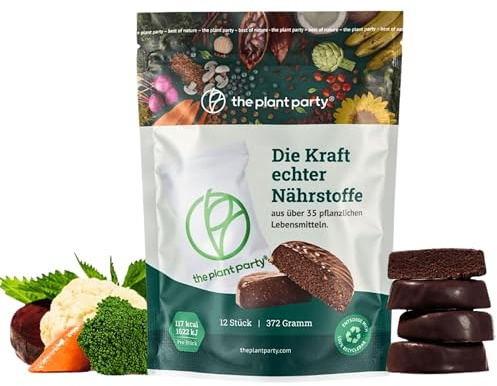 the plant party® plant-powered performance food– natürliches Multivitamin & gesunde Verdauung – Vegan, ballaststoffreich, antioxidativ – 35+ Superfoods, glutenfrei, laktosefrei & low-FODMAP