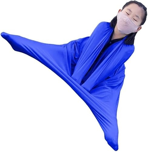 Dynamic Movement Sensory Sox Body Teens Dehnbarer Sack For Autismus Und Verarbeitungsstörungen, Spielzeug, Beruhigende Therapiedecke Zur Unterstützung Bei Entspannung Und Konzentration(Marineblau,M)