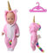 Thoquene Einhorn Anzug für 35-45 cm Baby Puppen
