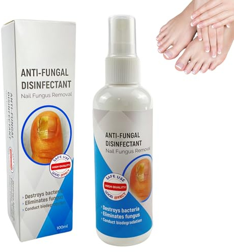 100ml fusspflege spray,fußpflege-spray,anti fuß und nagelpilz spray, fuß nagel pilz spray, fussspray desinfektion pilz für Fußnägel und Nail (1, 100 ml (1er Pack))