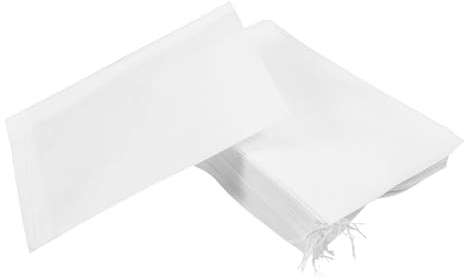 DOITOOL Paquet de Pollinisation en Papier Parchemin Respirant pour Jardinage, Protection des Semences Riz et Légumes, 100 Pièces 8x12 Cm, Paquet Solide Résistants aux Intempéries,