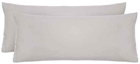 biberna Feinjersey Kopfkissenbezug 0077144 2X 40x80 cm sturmgrau