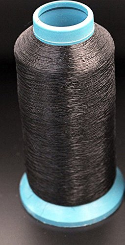 Black Nylon Invisible Sewing Thread, 0.10mm 8,000 Yards Cone Clear Sewing Threads for Overlock, Sewing, Quilting, Wedding Dress, Sequin