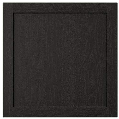 LERHYTTAN Porte, 60x60 cm, lasuré noir
