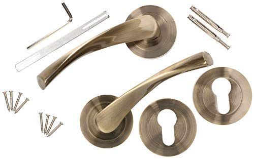 KOTARBAU® Drückergarnitur Türklinke Patina PZ–Profilzylinder Universal