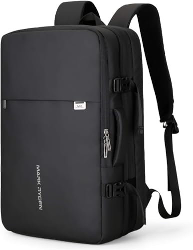 MARK RYDEN Business Rucksack Erweiterbar 25L-40L Hydrophobes Gewebe zum Mitnehmen Laptop für 17,3-Zoll-Laptops, Diebstahlschutz, fluggeprüfter Handgepäckrucksack für Wochenendtrips (Casual)
